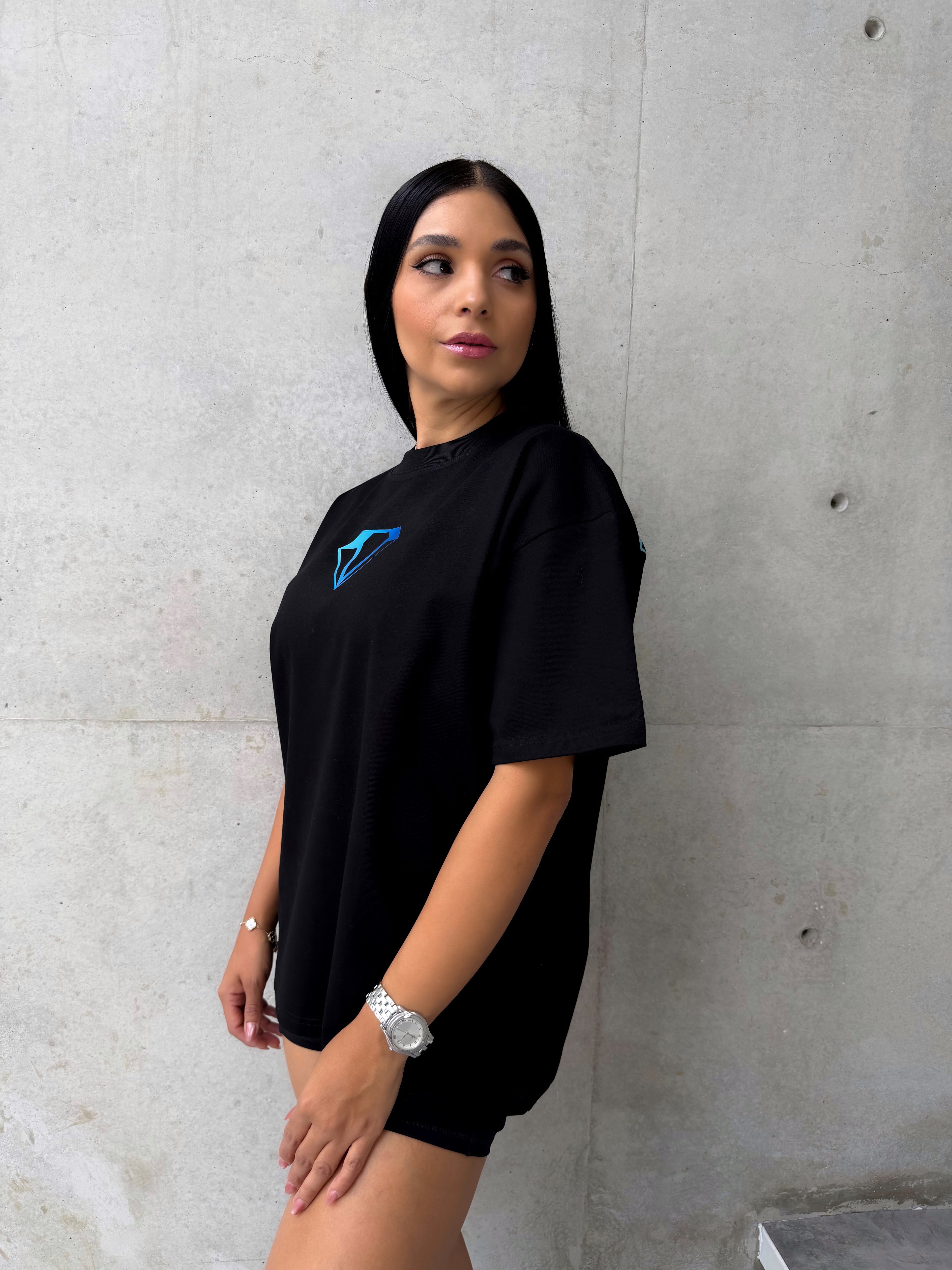 Playera DIAMONDCORE RECORDS Negra 305g