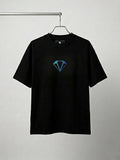 Playera DIAMONDCORE RECORDS Negra 305g