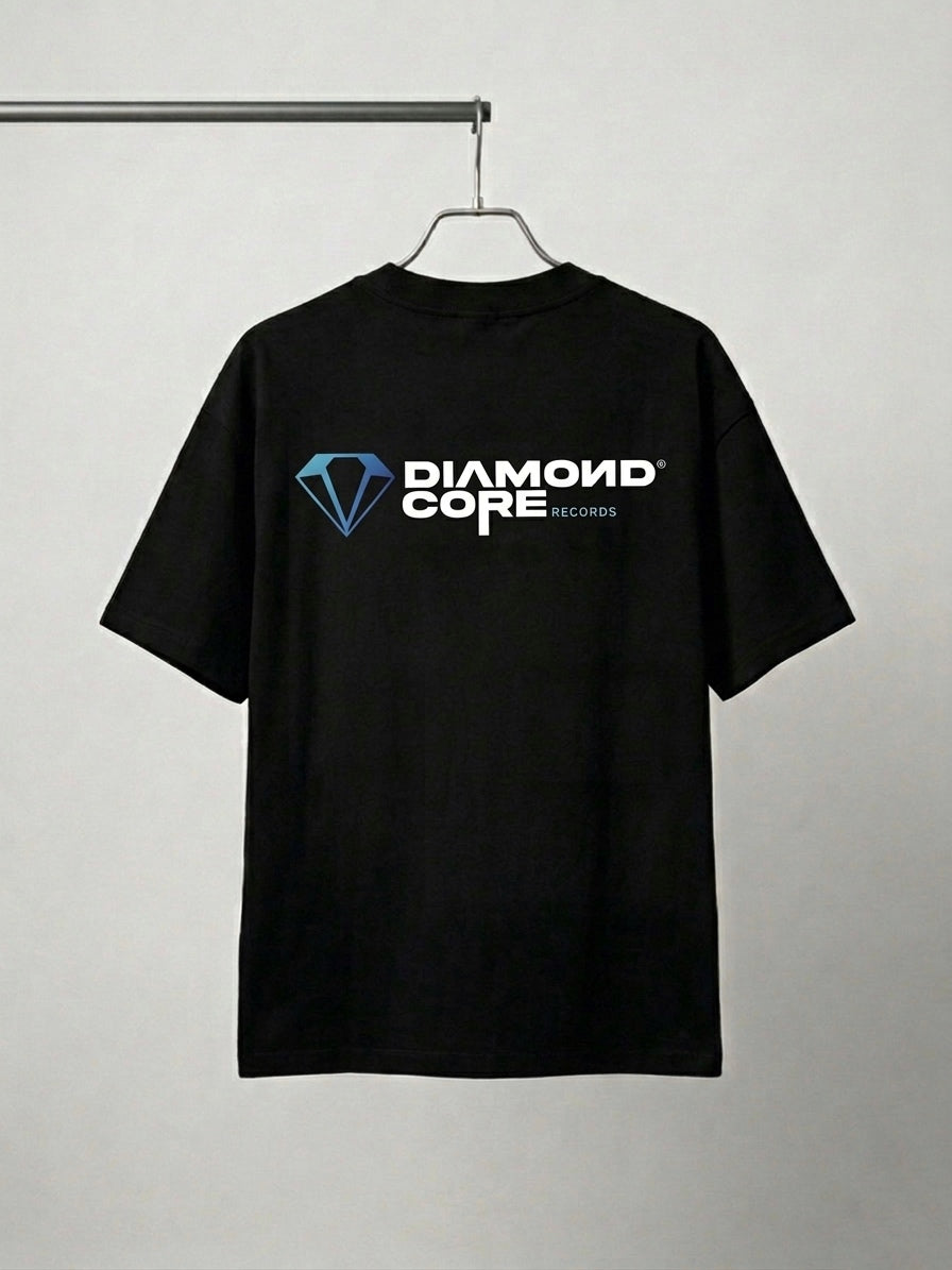 Playera DIAMONDCORE RECORDS Negra 305g