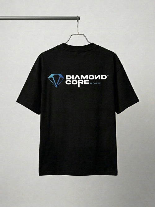 Playera DIAMONDCORE RECORDS Negra 305g